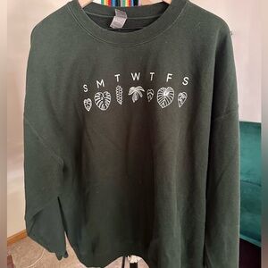 Plant Dosage Forest Green Crewneck Sweatshirt